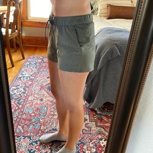 Green shorts